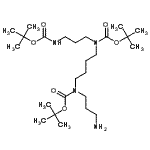 CAS#: 114459-62-0, 2-Methyl-2-Propanyl (3-Aminopropyl)[4-({[(2-Methyl-2-Propanyl)Oxy]Carbonyl}[3-({[(2-Methyl-2-Propanyl)Oxy]Carbonyl}Amino)Propyl]Amino)Butyl]Carbamate