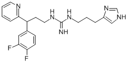 CAS 登录号：114667-74-2， 1-[3-(3,4-二氟苯基)-3-吡啶-2-基丙基]-2-[3-(3H-咪唑-4-基)丙基]胍
