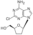 CAS 登录号：114849-58-0， [(2S,5R)-5-(6-氨基-2-氯嘌呤-9-基)四氢呋喃-2-基]甲醇