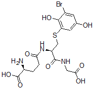 CAS#: 114865-64-4, (2S)-2-Amino-5-[[(2R)-3-(3-Bromo-2,5-Dihydroxyphenyl)Sulfanyl-1-(Carboxymethylamino)-1-Oxopropan-2-Yl]Amino]-5-Oxopentanoic Acid