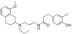 CAS#: 114865-68-8, 3-(4-Hydroxy-3-Iodophenyl)-N-[3-[(8-Methoxy-1,2,3,4-Tetrahydronaphthalen-2-Yl)-Propylamino]Propyl]Propanamide