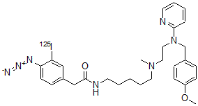 CAS#: 114896-56-9, 3-Iodo-4-azidophenpyramine