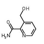 CAS 登录号：115012-12-9， 3-(羟基甲基)-2-吡啶甲酰胺