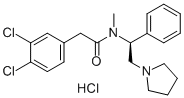 CAS#: 115199-84-3, 2-(3,4-Dichlorophenyl)-N-Methyl-N-[(1S)-1-Phenyl-2-(1-Pyrrolidinyl)Ethyl]Acetamide Hydrochloride