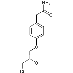 CAS 登录号：115538-83-5， 2-[4-(3-氯-2-羟基丙氧基)苯基]乙酰胺