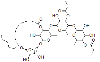 CAS 登录号：115655-78-2， 鱼黄草甙D