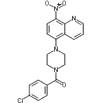 CAS#: 115687-05-3, (4-Chlorophenyl)[4-(8-Nitro-5-Quinolinyl)-1-Piperazinyl]Methanone