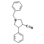 CAS 登录号：115687-28-0， 1-苄基-4-苯基-3-吡咯烷甲腈