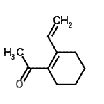 CAS 登录号：115692-14-3， 1-(2-乙烯基-1-环己烯-1-基)乙酮
