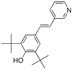 CAS 登录号：115816-05-2， 2,6-二(1,1-二甲基乙基)-4-(2-(3-吡啶基)乙烯基)苯酚
