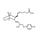 CAS#: 115825-93-9, (5Z)-7-{(1R,2S,3S,4R)-3-[(1E)-4-(4-Fluorophenoxy)-3-Hydroxy-1-Buten-1-Yl]-7-Oxabicyclo[2.2.1]Hept-2-Yl}-5-Heptenoic Acid