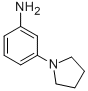 CAS 登录号：115833-93-7， 3-(1-吡咯烷基)-苯胺