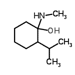 CAS 登录号：115886-68-5， 2-异丙基-1-(甲基氨基)环己醇