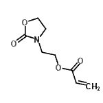 CAS 登录号：115965-75-8， 2-(2-氧代-1,3-恶唑烷-3-基)乙基丙烯酸酯