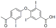 CAS 登录号：1160-36-7， 4-(4-乙酰基-3-碘苯氧基)-3,5-二碘苯甲酸