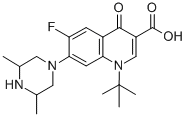 CAS#: 116162-85-7, 1-Tert-Butyl-7-[(3R,5S)-3,5-Dimethylpiperazin-1-Yl]-6-Fluoro-4-Oxoquinoline-3-Carboxylic Acid