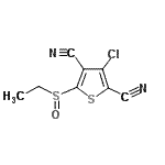 CAS#: 116170-30-0, 3-Chloro-5-Ethylsulfinyl-Thiophene-2,4-Dicarbonitrile