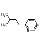 CAS 登录号：116186-27-7， 4-(3-甲基丁基)嘧啶