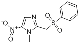 CAS 登录号：116248-39-6， 1-甲基-5-硝基-2-((苯磺酰基)甲基)-1H-咪唑