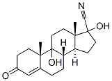 CAS 登录号：116256-35-0， 17-氰基-9,17-二羟基雄甾-4-烯-3-酮