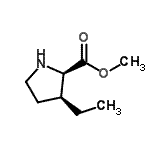 CAS#: 116262-74-9, Methyl (3S)-3-Ethyl-D-Prolinate