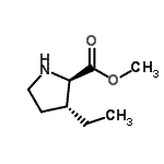 CAS#: 116262-75-0, Methyl (3R)-3-Ethyl-D-Prolinate