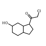 CAS#: 116373-84-3, 2-Chloro-1-(6-Hydroxyoctahydro-1H-Inden-1-Yl)Ethanone