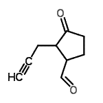 CAS#: 116511-20-7, 3-Oxo-2-(2-Propyn-1-Yl)Cyclopentanecarbaldehyde