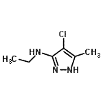 CAS#: 116545-23-4, 4-Chloro-N-Ethyl-5-Methyl-1H-Pyrazol-3-Amine