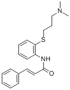 CAS#: 1166-34-3, N-[2-(3-Dimethylaminopropylsulfanyl)Phenyl]-3-Phenylprop-2-Enamide Hydrochloride
