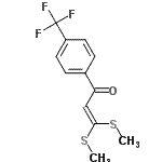 CAS#: 116609-87-1, 3,3-Bis(Methylsulfanyl)-1-[4-(Trifluoromethyl)Phenyl]-2-Propen-1-One