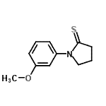 CAS#: 116614-76-7, 1-(3-Methoxyphenyl)-2-Pyrrolidinethione