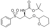 CAS 登录号：116696-85-6， (2S)-2-叔丁氧羰基-氨基-3-苯磺酰基-1-(2-四氢吡喃基氧基)丙烷