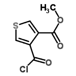 CAS#: 116722-20-4, Methyl 4-(Chlorocarbonyl)-3-Thiophenecarboxylate
