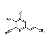 CAS#: 116749-48-5, 3-Amino-6-[(1E)-1-Propen-1-Yl]-2-Pyrazinecarbonitrile 4-Oxide