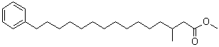 CAS#: 116754-85-9, Methyl 3-Methyl-15-Phenylpentadecanoate