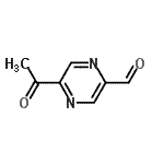 CAS#: 116758-04-4, 5-Acetyl-2-Pyrazinecarbaldehyde