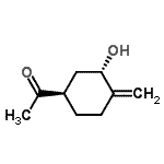 CAS 登录号：116872-42-5， 1-[(1R,3S)-3-羟基-4-亚甲基环己基]乙酮