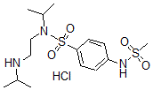 CAS 登录号：116907-13-2， 4-甲烷磺酰氨基-N-丙-2-基-N-[2-(丙-2-基氨基)乙基]苯磺酰胺盐酸盐