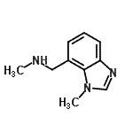 CAS#: 116939-13-0, N-Methyl-1-(1-Methyl-1H-Benzimidazol-7-Yl)Methanamine