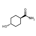 CAS#: 116941-10-7, trans-4-Hydroxycyclohexanecarboxamide
