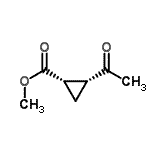 CAS 登录号：116949-58-7， 甲基(1S,2R)-2-乙酰基环丙烷羧酸酯