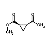 CAS#: 116949-59-8, Methyl (1R,2R)-2-Acetylcyclopropanecarboxylate