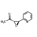 CAS 登录号：117111-62-3， 1-[(2S,3R)-3-(2-吡啶基)-2-环氧乙烷基]乙酮