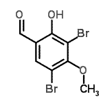 CAS#: 117238-61-6, 3,5-Dibromo-2-Hydroxy-4-Methoxybenzaldehyde
