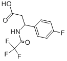 CAS#: 117291-16-4, 3-(4-Fluorophenyl)-3-[(2,2,2-Trifluoroacetyl)Amino]Propanoic Acid