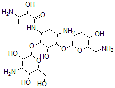 CAS#: 117325-82-3, 1-N-(3-Amino-2-Hydroxybutanoyl)-2',3'-Dideoxykanamycin A