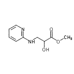 CAS 登录号：117342-50-4， 甲基2-羟基-3-(2-吡啶基氨基)丙酸酯