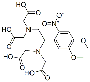 CAS#: 117367-86-9, 1-(2-Nitro-4,5-Dimethoxyphenyl)-N,N,N',N'-Tetrakis((Oxycarbonyl)Methyl)-1,2-Ethanediamine