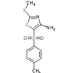 CAS#: 117420-82-3, 5-[(4-Methylphenyl)Sulfonyl]-2-(Methylsulfanyl)-1,3-Thiazol-4-Amine